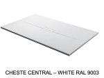 Bac douche drainage central, discret et design, Largeur 100 à 210 cm x l. 70 à 120 cm Fabrication sur mesure en résine anti glissant, finition misse, 10 couleurs, Livraison offerte